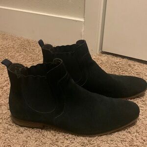 Men’s RAIL Navy Blue Suede Chelsea Slip-on‎ Boots Shoes 43 10 US